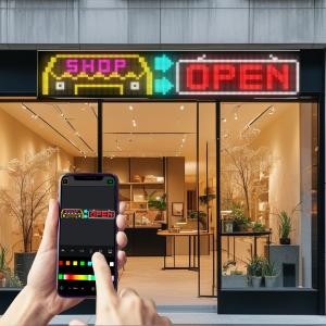 Buy cheap High Brightness 3500 Nits LED Flexible Screen Bluetooth Connection 1330x192mm product
