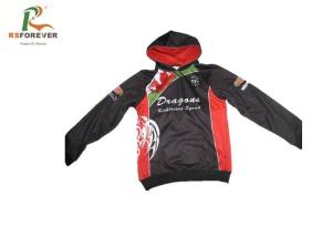 China Polyester Crop Top Hooded Sweatshirt Jacket With 3D Sublimation Printing on sale
