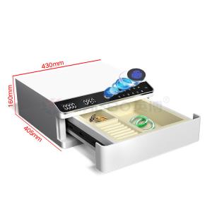 Buy cheap Auto Open Single Layer Jewelry Safe Storage Box For Security product