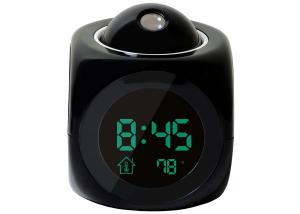 Buy cheap 7.5*7.5cm Multifunction Vibe LCD Talking Projection Alarm Clock Time &amp; Temp Display Calendar/Temperature/Time Display product
