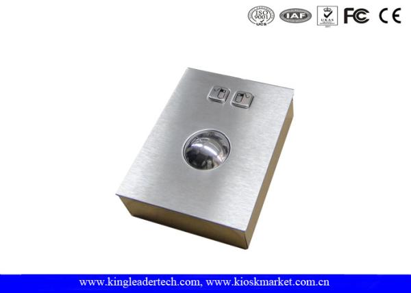 Quality 38mm Desktop Optical Metal Trackball With USB Interface for sale