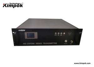 Outdoor COFDM HD Video Transmitter Long Range Wireless AV Sender with Data Radio