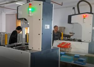 Buy cheap Single Phase Rigid Box Wrapping Machine Edge Folding Length 1mm 100mm product