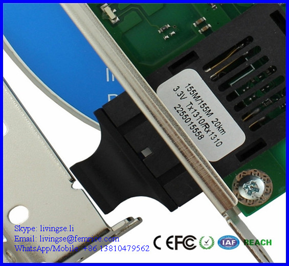 155Mbps Desktop PC Fiber Optic Network Adapter, PC-E x1, SC Fiber, FM100FX-SC