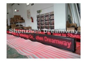 China Bright P 10 LED Moving Message Sign For Indoor / Semi-Outdoor Text Showing on sale