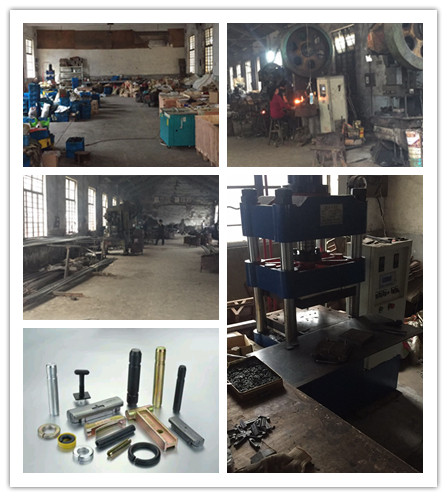 Excavator Track Shoe Bolts And Nuts 4F3651 Wear Resistance High Toughness