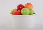 Disposable Kraft Paper Cup Food Packaging Container With Lid Flexo Printing