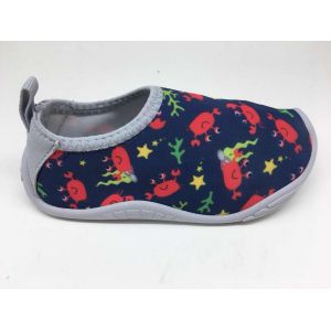 Buy cheap Lightweight Childrens Swimming Shoes Blue For Summer Season product