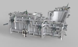 Buy cheap 500L Fuel Plastic Tank Mold , Full Framework Heavy Clamps Rotomolding Molds product