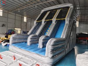 Factory Inflatable Slide Castle Inflatable Double Dry Slides For Kids And Adults