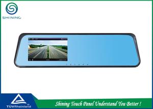 China Capacitive 4.3 Inch Touch Screen Touch Lens / 4.3 Rear View Mirror Monitor on sale
