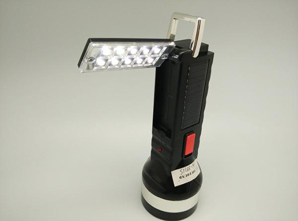 Quality BN-8811S Solar Power Rechargeable LED Flashlgith Torch for sale
