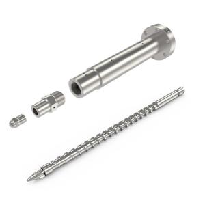 China Tungsten Bimetallic Screw Barrel 2.0-3.0mm For Injection Molding Machine on sale
