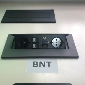 Buy cheap EU standard power plug hidden style table pop up media socket box product