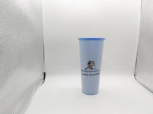 Eco-Friendly Disposable Plastic Cup For Restaurants , Iml Cups Customized Color