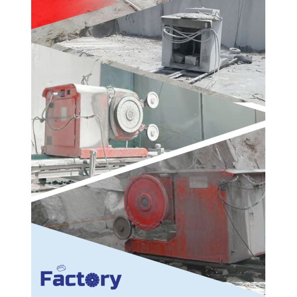 380V Voltage Diamond Wire Rope Machine for Cutting Marble Limestone at 45KW Economy