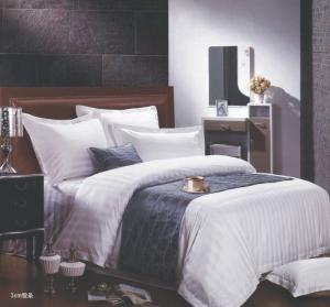 China 1m*2m 1.2*2m Hotel Textiles White Duvet Cover Fitted Bed Sheet Set on sale