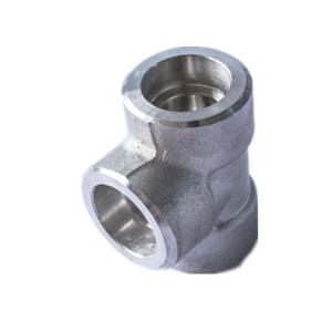 China 3000lbs Astm A105 Socket Weld Tees High Pressure on sale