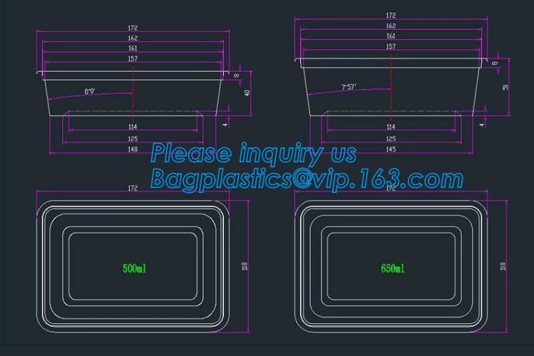 Blister large clear plastic fruit container with lid for fruit packaging,blister fruit box /container/ fruit Tray/ Clear