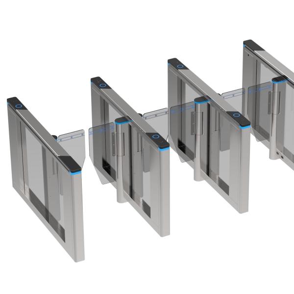 Quality Retractable Swing Access Control Turnstile gate DC24V Brushed motor for sale
