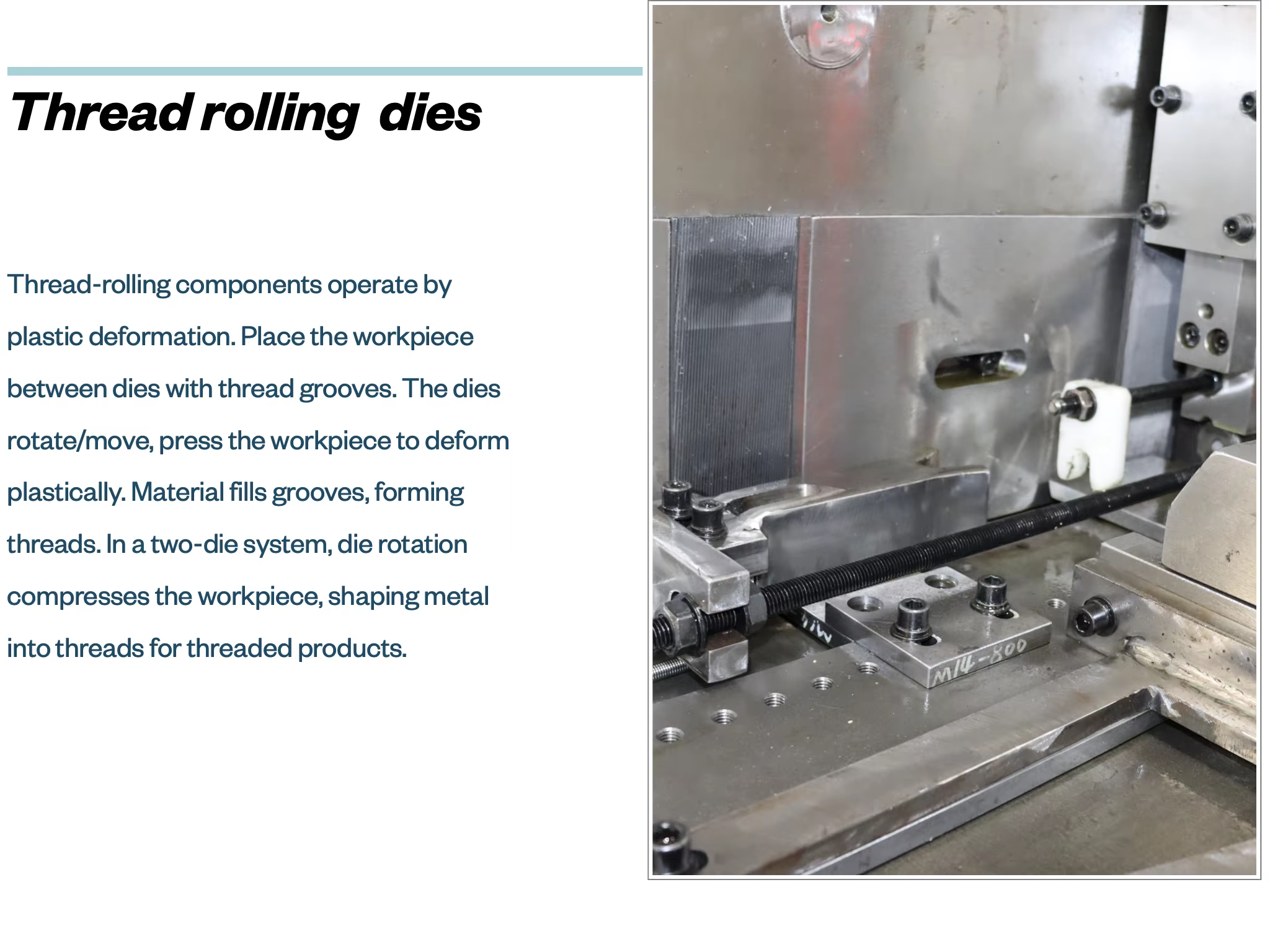 Small Footprint U Bolt Making Machine , Compact Nut And Bolt Manufacturing Machine