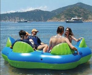 inflatable floating island