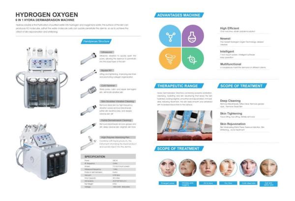 Quality Top Beauty hydro dermabrasion/Water Facial machine/jetpeel hydro for sale