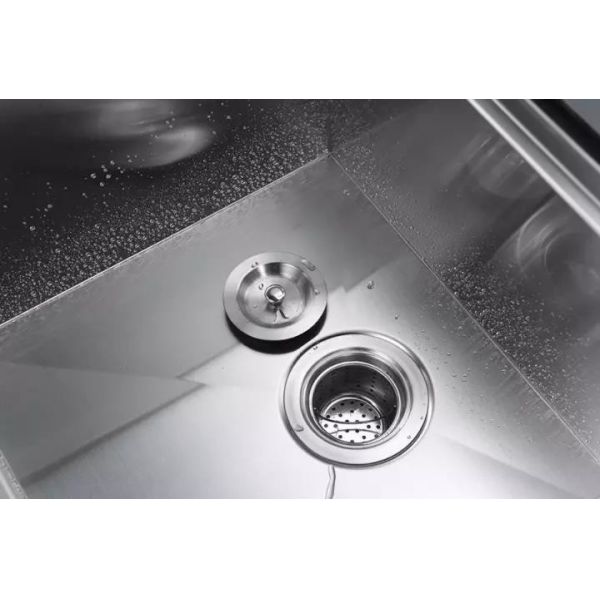 16G Thickness Undermount Stainless Steel Kitchen Sink Drainboard Brushed Surface Australia Style