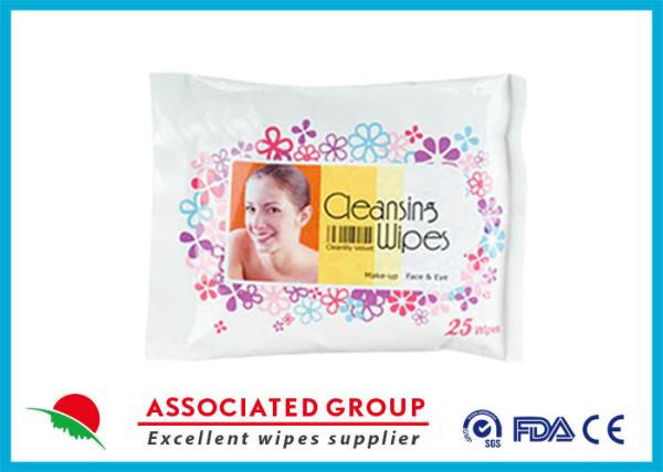 Quality Nonwoven Hand Makeup Remover Wipes Feminine Hygiene Individual Resealable Pack for sale