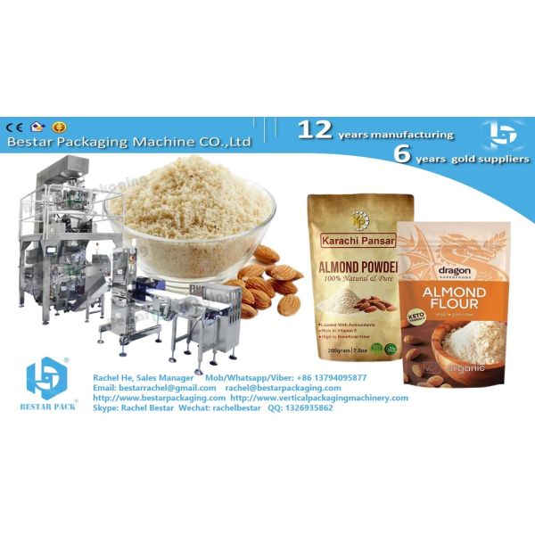 Bestar Doypack machine new developed 3 stations model automatic weighing filling