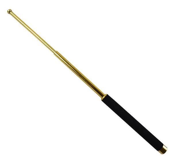Quality Portable Three Section Alloy Tactical Self Defense Stick for sale