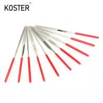 Hand Tools Set of Diamond Needle Files with Round Section Shape in Stoc