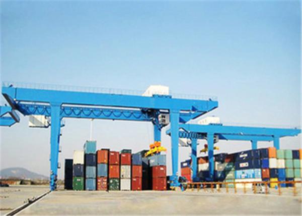 Quality 30t 50t Rail Mounted Container Gantry Crane Anti Swing Long Service Life for sale