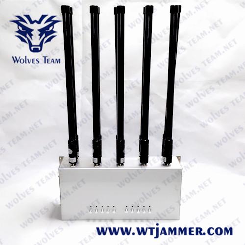 Quality Full Frequency 8 Bands Wirelss 18W Mobile Phone Jammer for sale