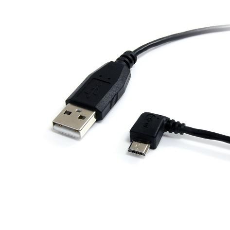 Quality Pure Copper Android Data Cable , Android Charger Cable Right Angle 90 Degree for sale