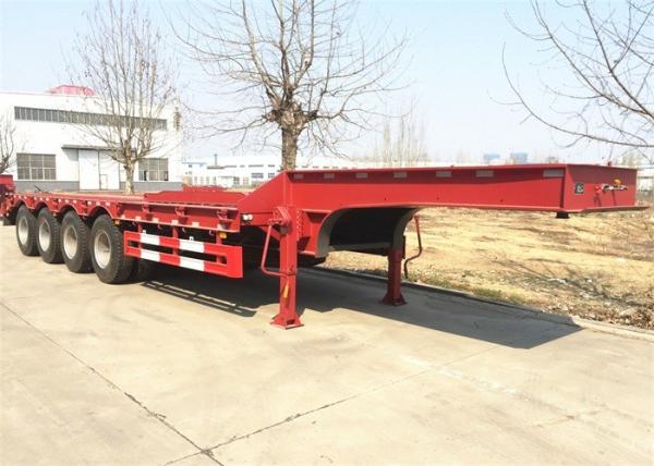 Quality Lowboy 3 Axles 50 Tons 4 Axles Low Loader Tractor Trailer for sale