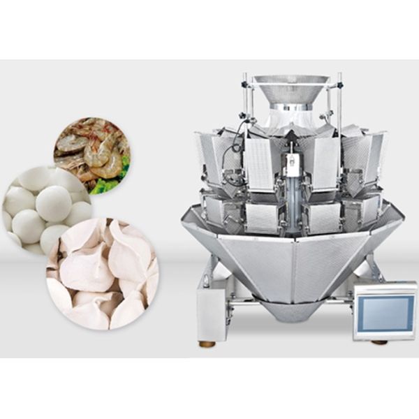 Multiple Language Frozen Food Multihead Weighing Machine