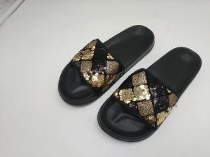 Girl'S Bow Lip Beaded Eva Foam Summer Slipper Shoes