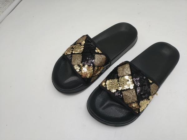 Quality Girl'S Bow Lip Beaded Eva Foam Summer Slipper Shoes for sale