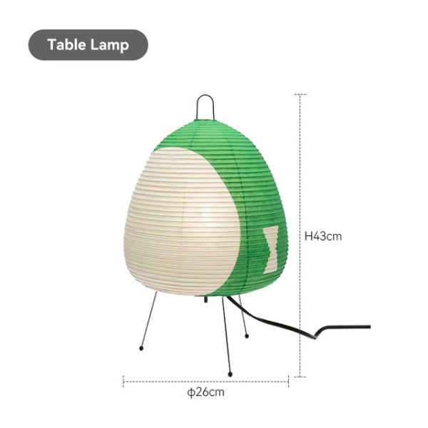 Noguchi lamp Modern Japanese rice Table Lamp LED minimalist For Bar Living Room Study Decor lamp（WH-MTB-266）