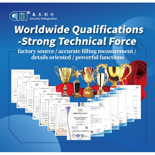 Fast (CM20A) Multiple-Stations Refrigerant Filling Machine With 0.5% Filling Accuracy