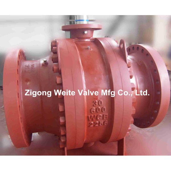 ASME B16.10 Carbon Steel Flanged Ball Valve WCB Big Size 30 Inch