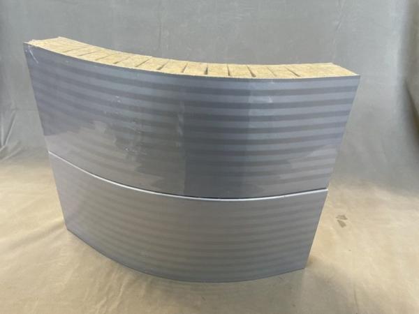 Quality Round Sandwich Panel Corner Outside PUF Partition Panel Wall for sale