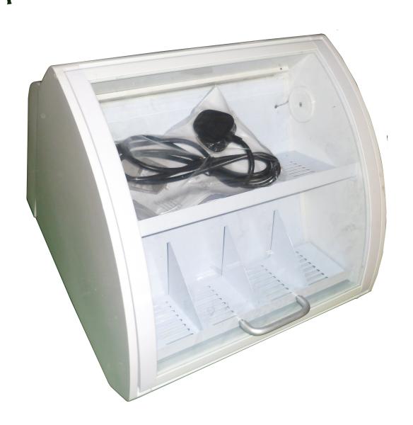 Quality 15 liter OEM chocolate display cooler with inner led light SC15 for sale