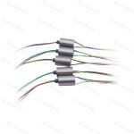 Miniature Capsule Slip Rings 2 Circuits 1A Compact For Electric Vehicles