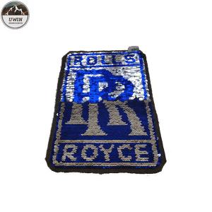 Buy cheap Double R Letter Reverse Sequin Patch Eco Friendly Durable Any Shape Available product