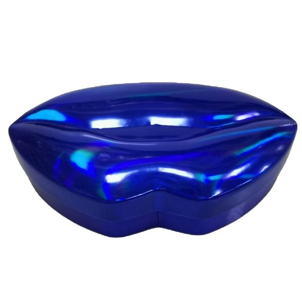 Quality Customized Lip Shaped Metal Tin Container Offset CMYK Printing Tin Cosmetic Containers for sale
