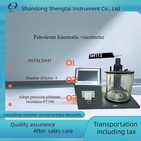 Petroleum ASTM D445 Oil Viscosity Testing Equipment Kinematic Viscosity Tester