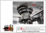 Rotary Crimping Electric ROPP Capping Machine 6 Heads For Aluminum Cap Bottles