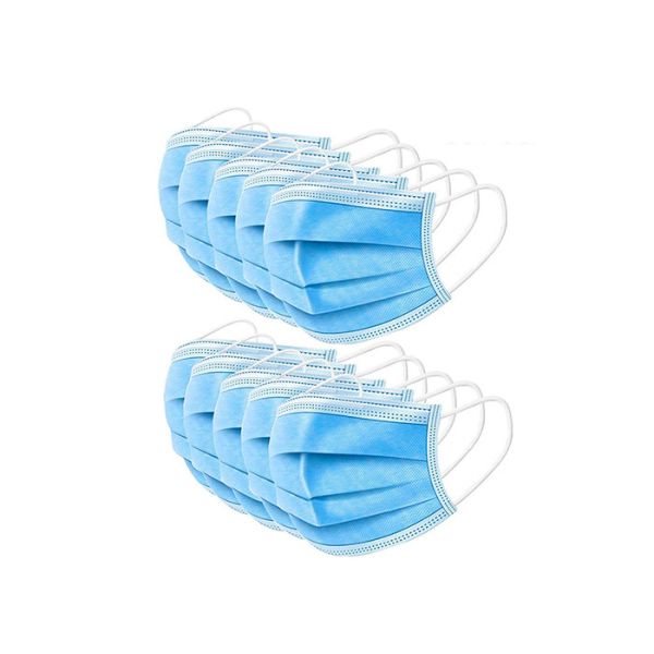 Skin Friendly Non Woven Face Mask Surgical Disposable 3 Ply Dust Mask Anti Dust